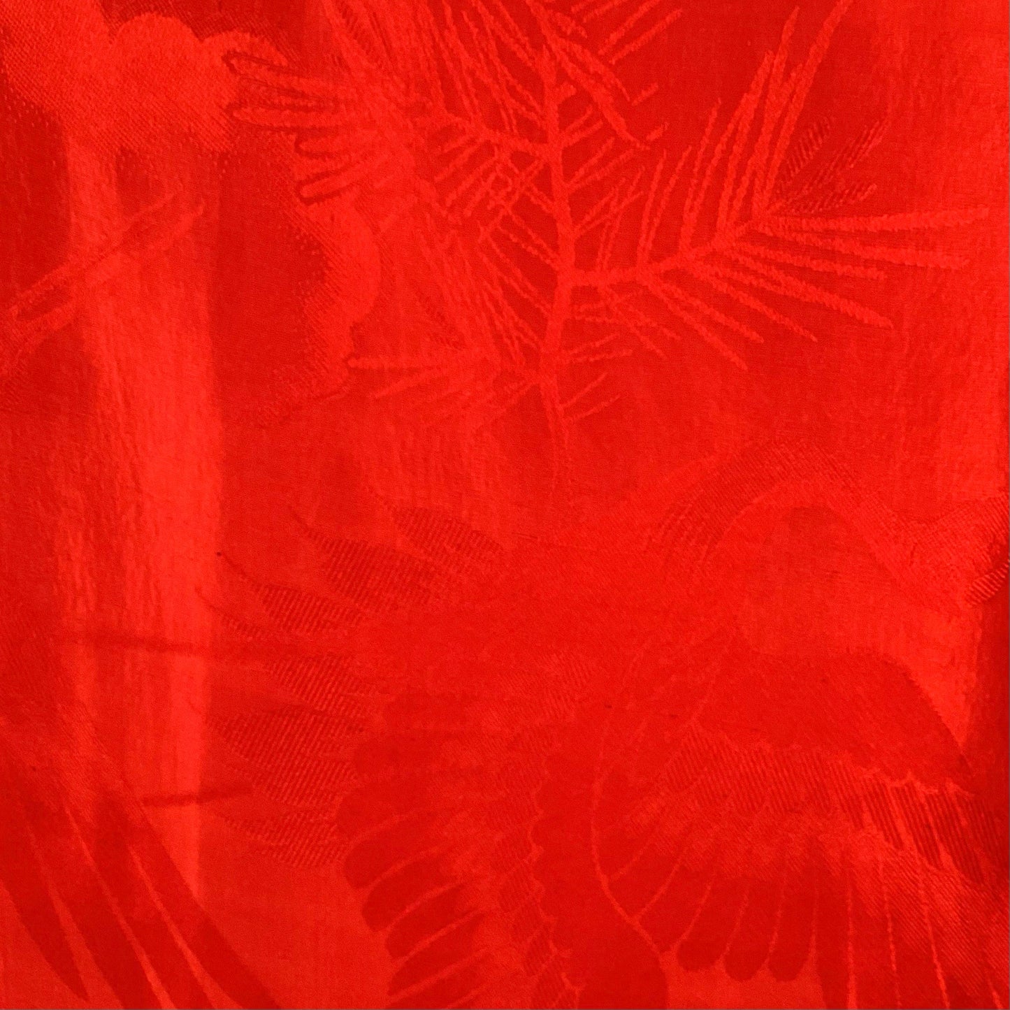 Vintage Juban Kimono Red With Cranes