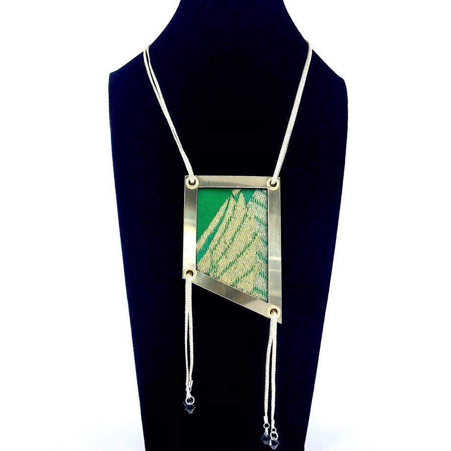 Abi-K Statement Necklace ‘Green Kikko’