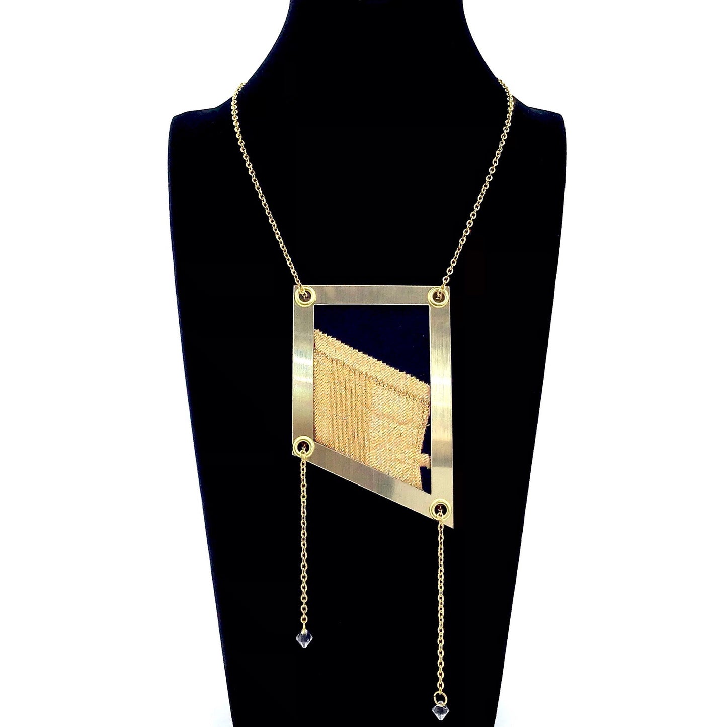 Abi-K Statement Necklace ‘Golden Fan’