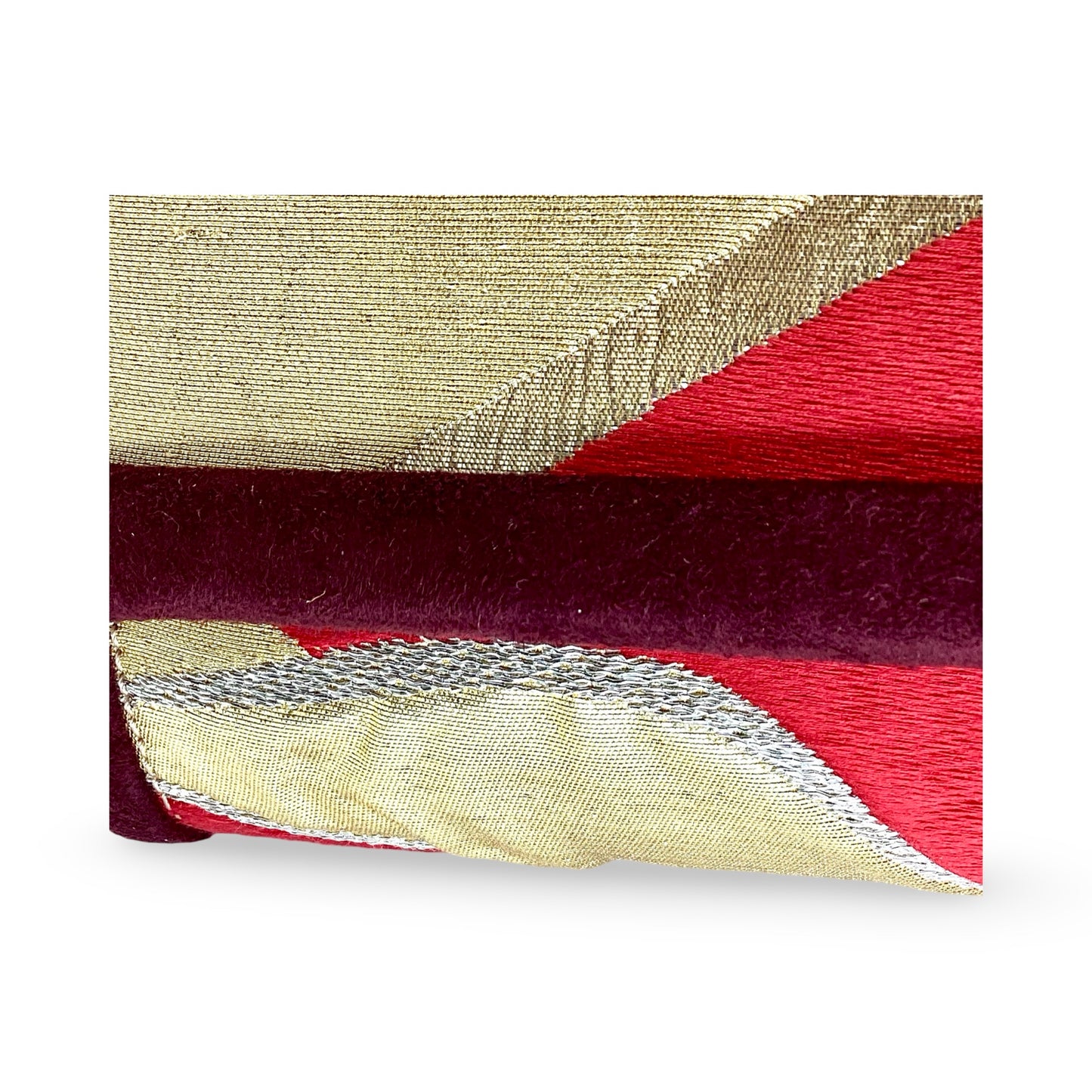 Alma Luxe ‘Raspberry Cranes Burgundy Suede’