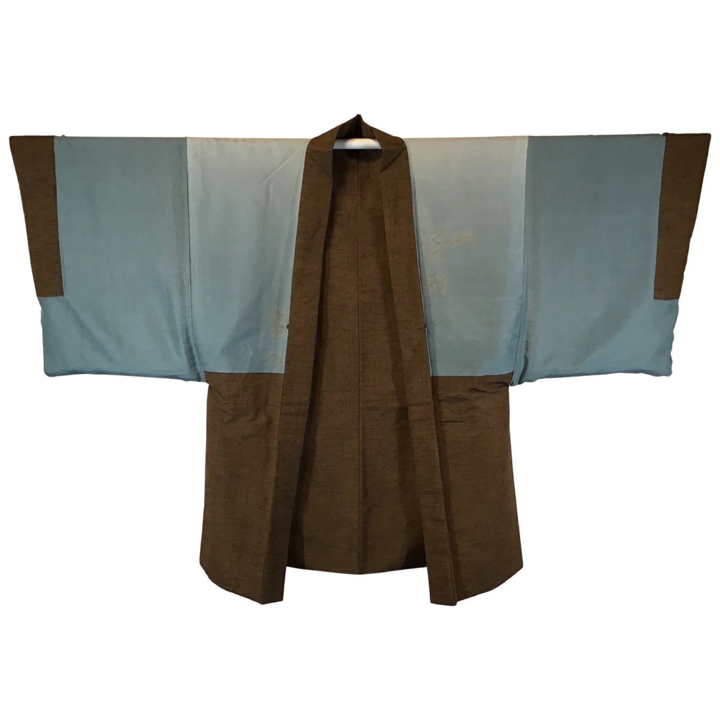 Vintage Mens Kimono ‘Bronze With Traditional Scenes’