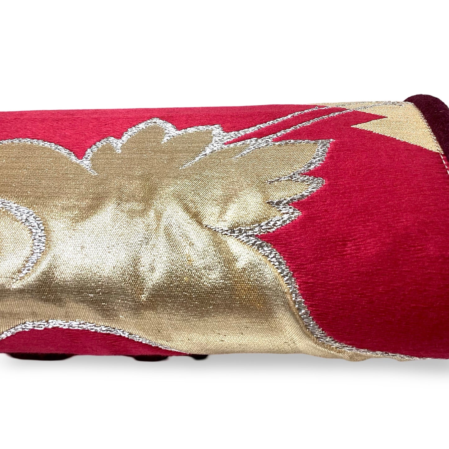 Alma Luxe ‘Raspberry Cranes Burgundy Suede’
