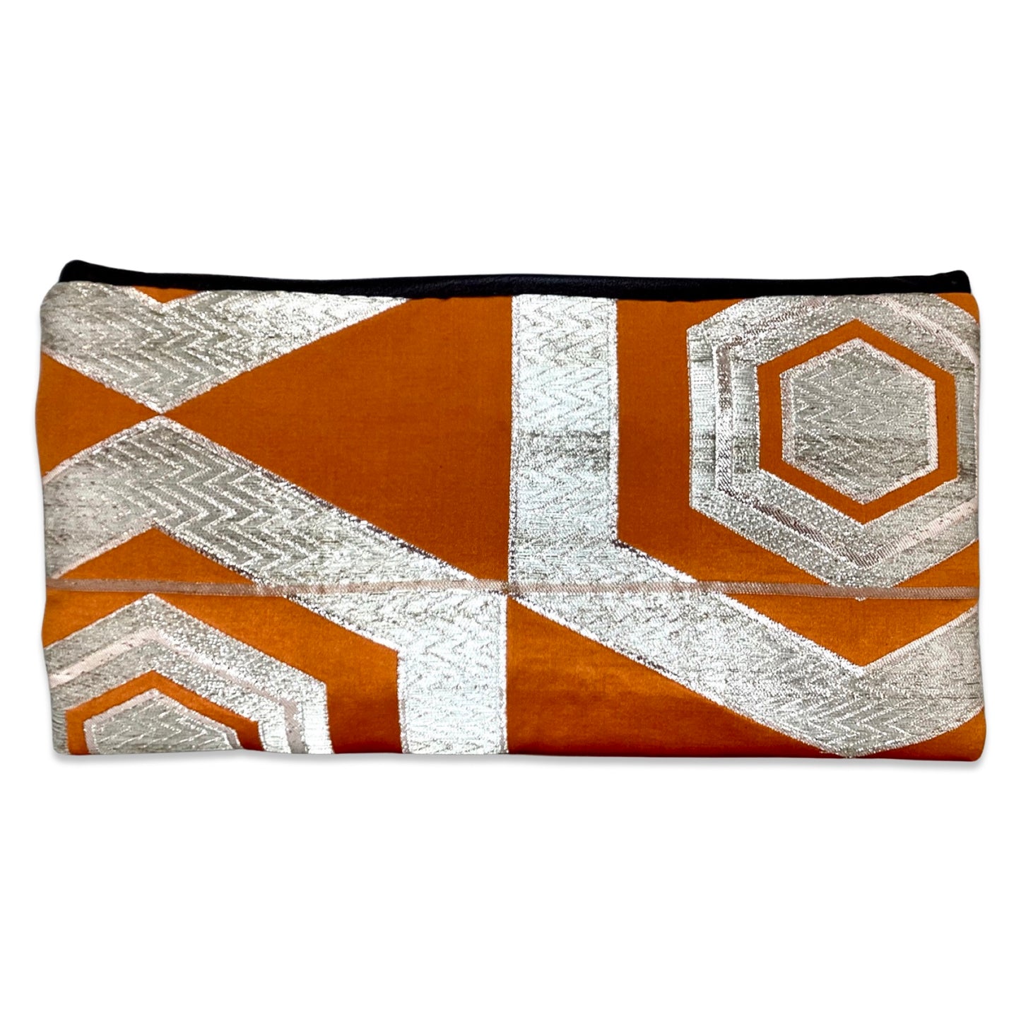 Anna Clutch ‘Chocolate Orange’ 1/2
