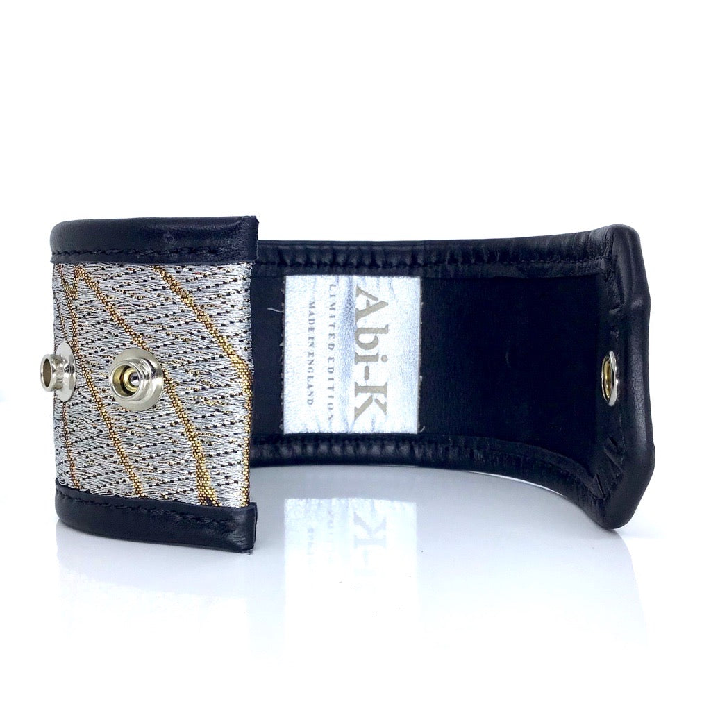 Abi-K Cuff ’Silver Abstract’