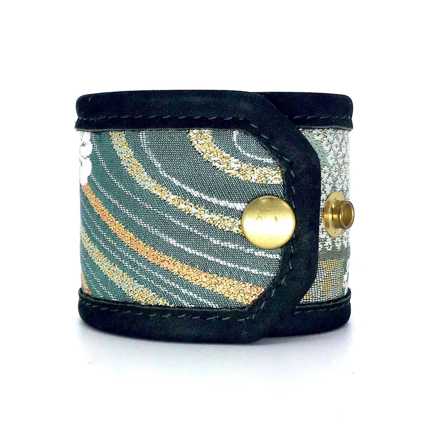 Abi-K Cuff ‘Golden Green Swirl’ 2/2