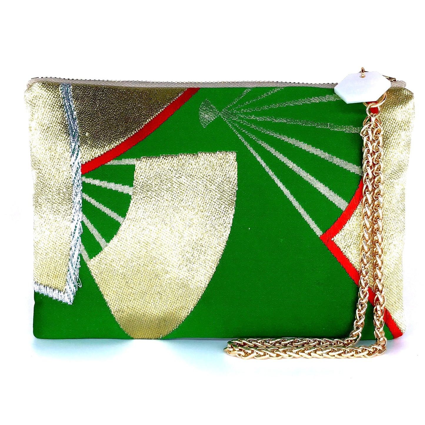 Carolyn Purse ‘Emerald Fans’ 4/6