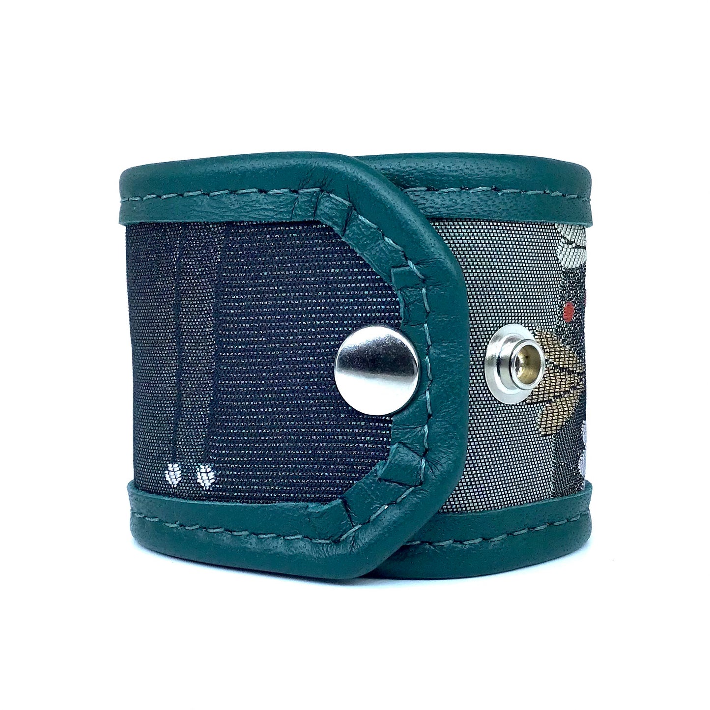 Abi-K Cuff ‘Green Teal Garden’ 1/2