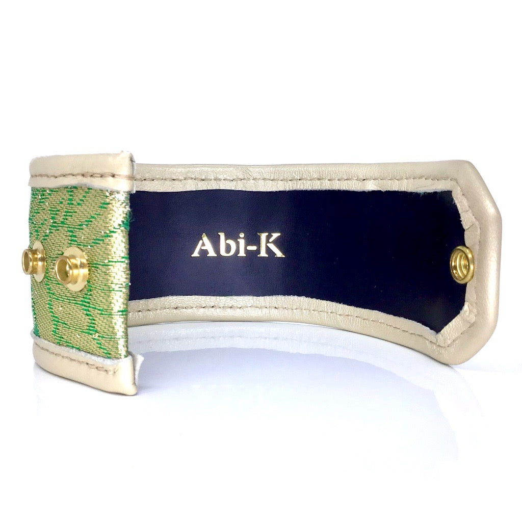 Abi-K Cuff ‘Green Kikko’ 2/2
