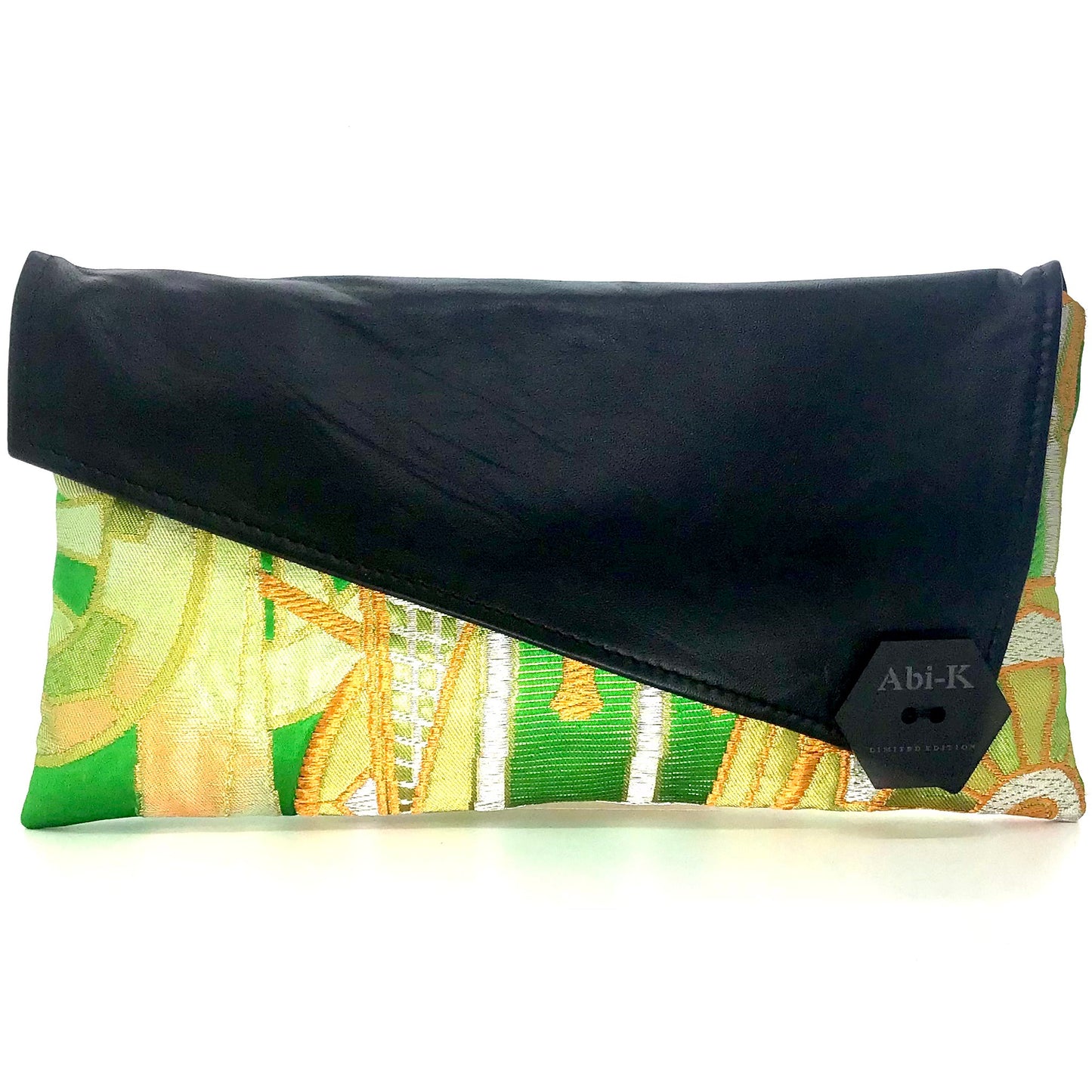 Anna Clutch 'Golden Green’