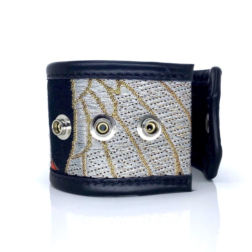 Abi-K Cuff ’Silver Abstract’
