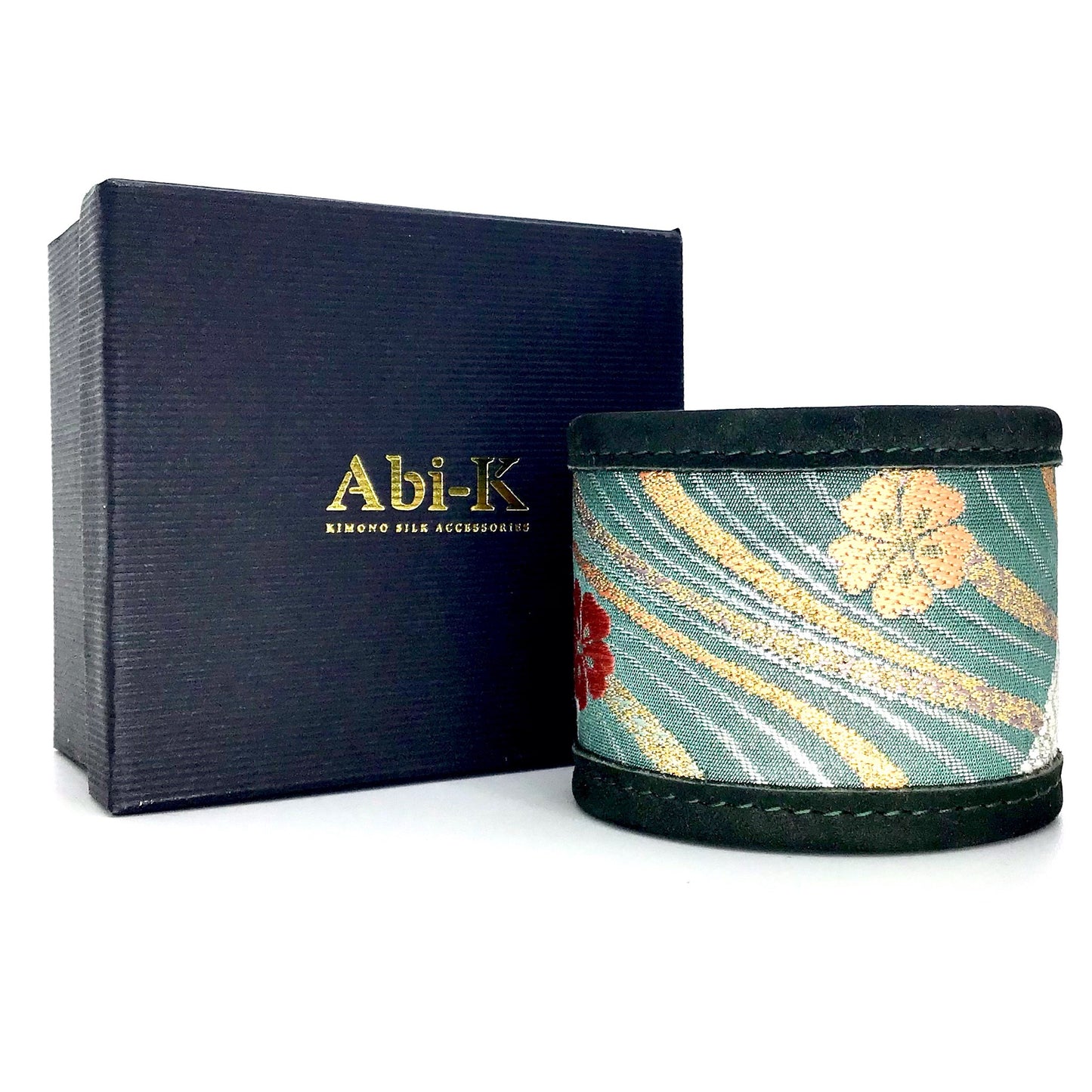 Abi-K Cuff ‘Golden Green Swirl’ 2/2