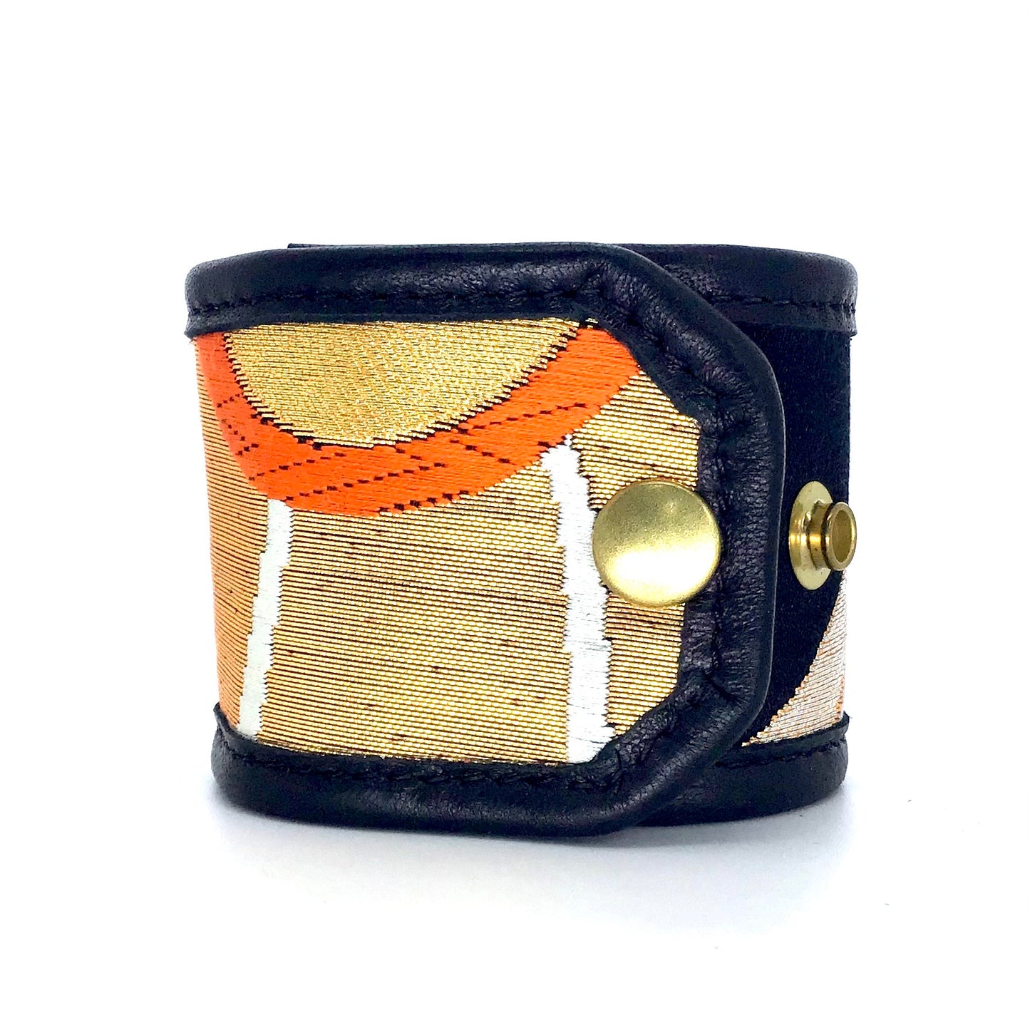 Abi-K Cuff ‘Orange Bold Floral’ 1/2