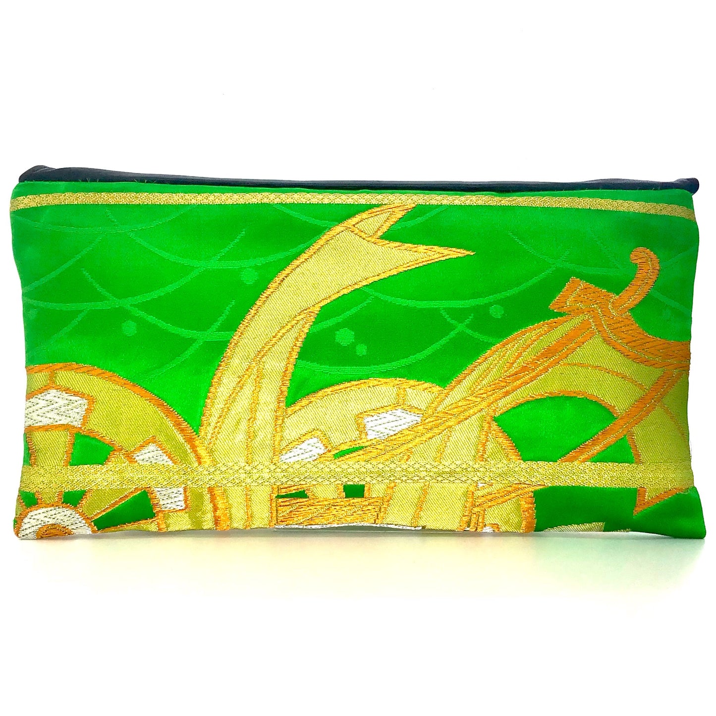 Anna Clutch 'Golden Green’