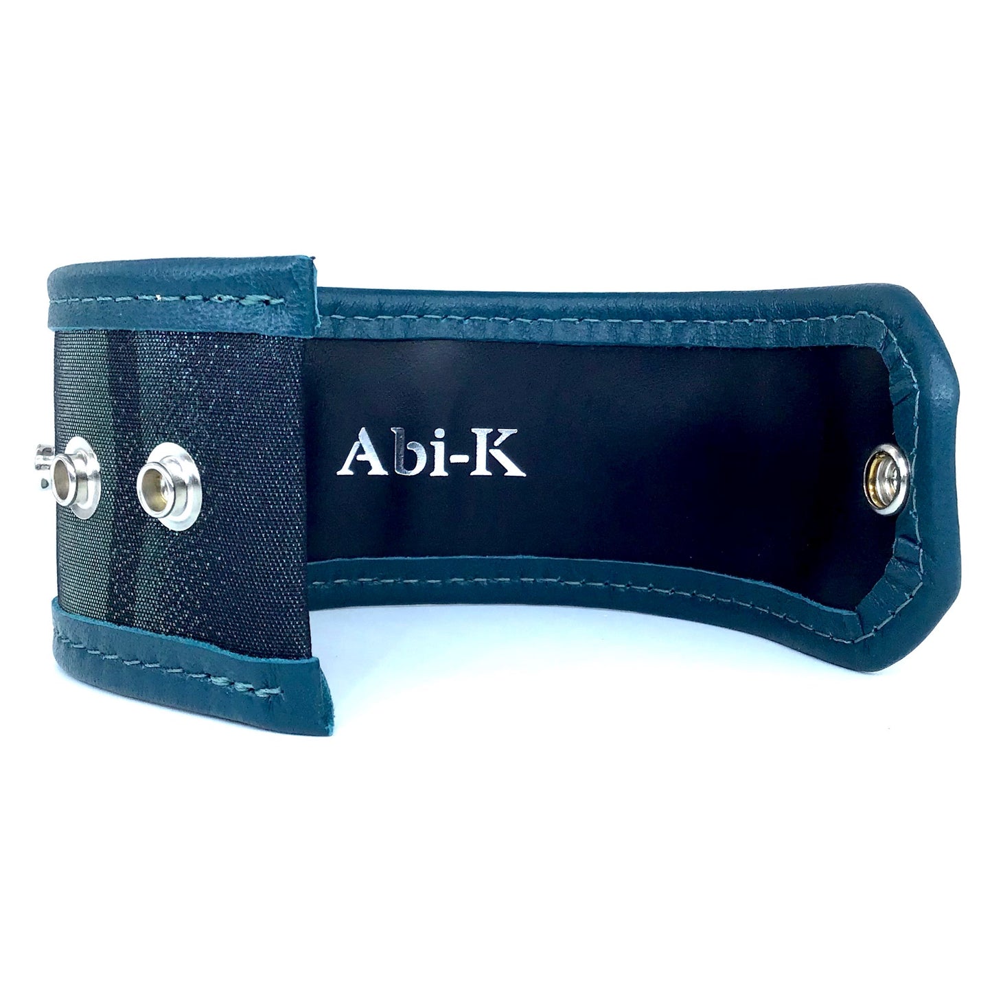 Abi-K Cuff ‘Blue Teal Garden’ 1/2