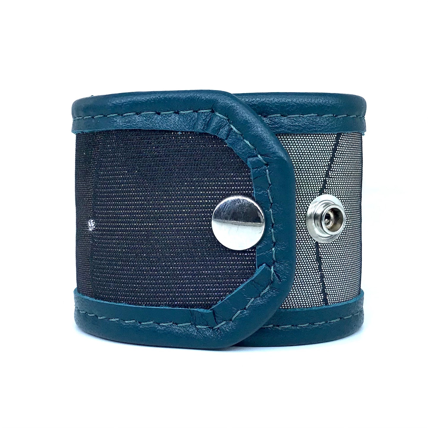 Abi-K Cuff ‘Blue Teal Garden’ 1/2