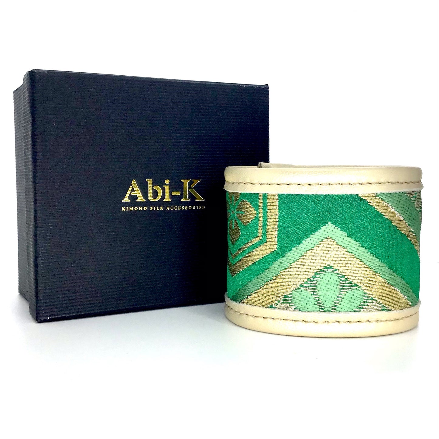 Abi-K Cuff ‘Green Kikko’ 1/2