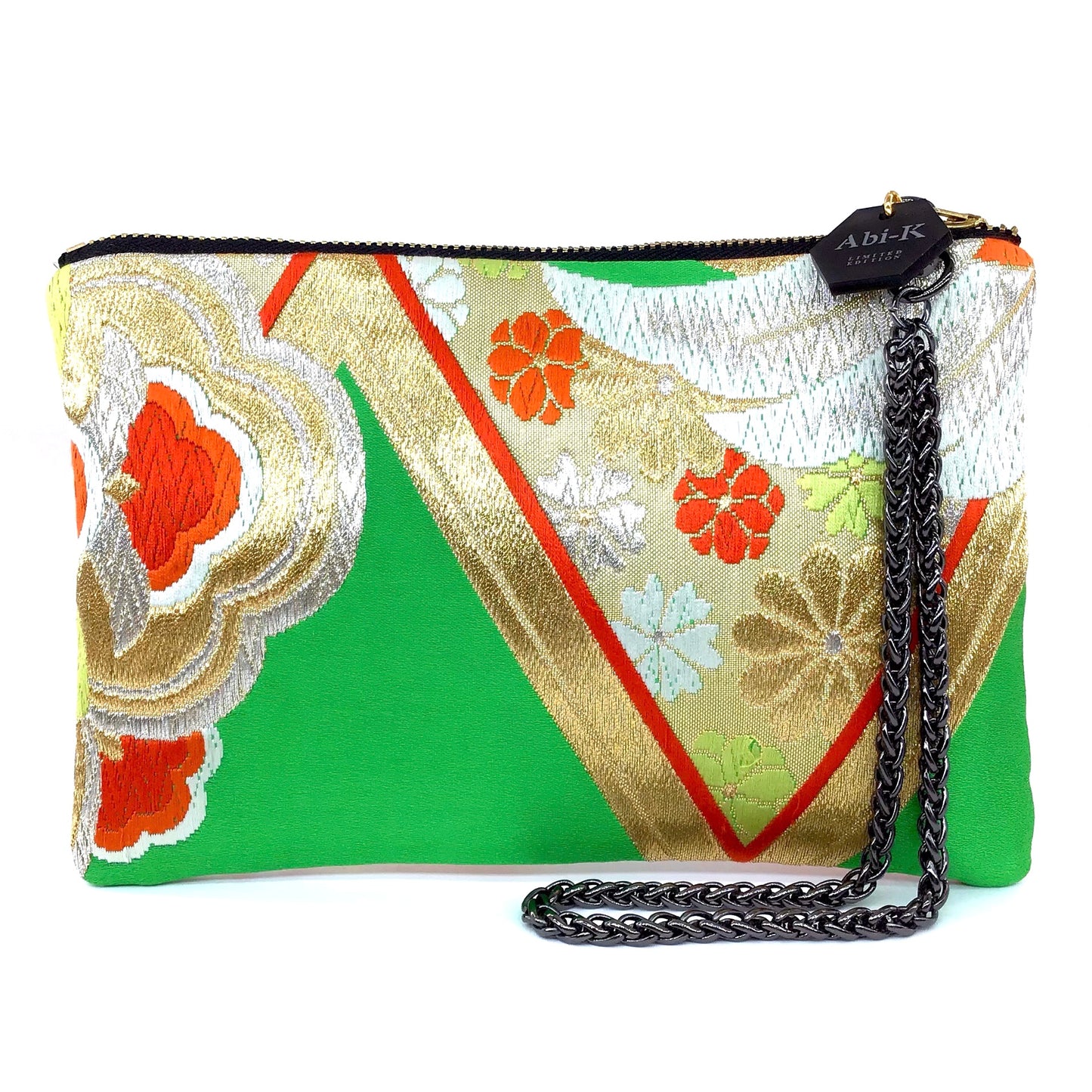 Carolyn Purse ‘Orange Peacock Feathers’ 1/3