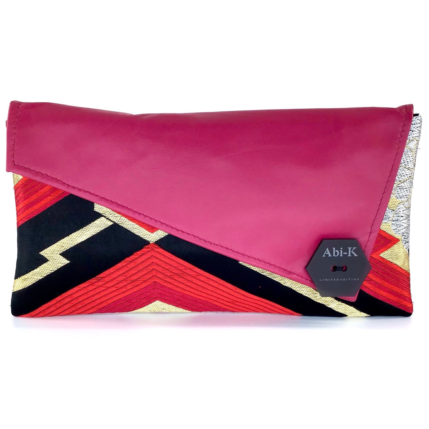 Anna Clutch ‘Raspberry Rouge’ 1/3