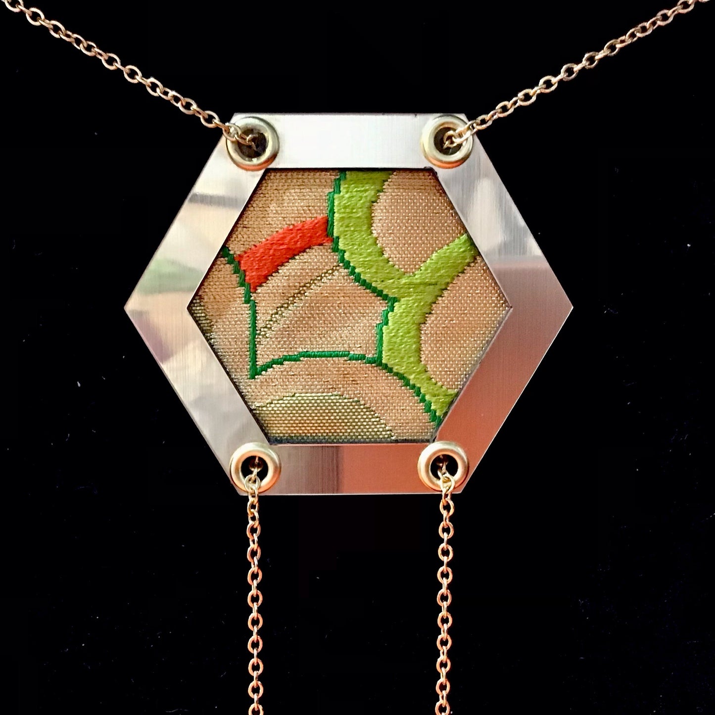 Abi-K Statement Necklace ‘Retro Bloom’