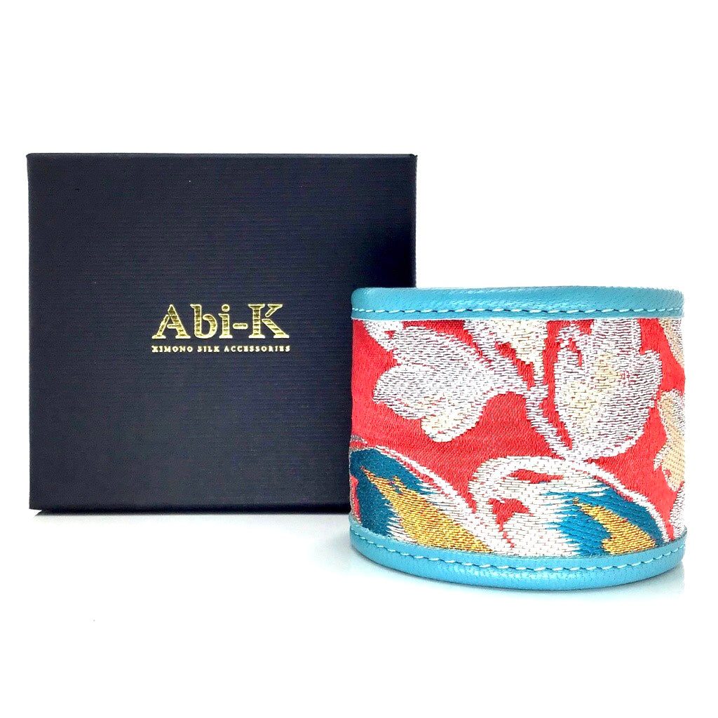 Abi-K Cuff ‘Raspberry Abstract’