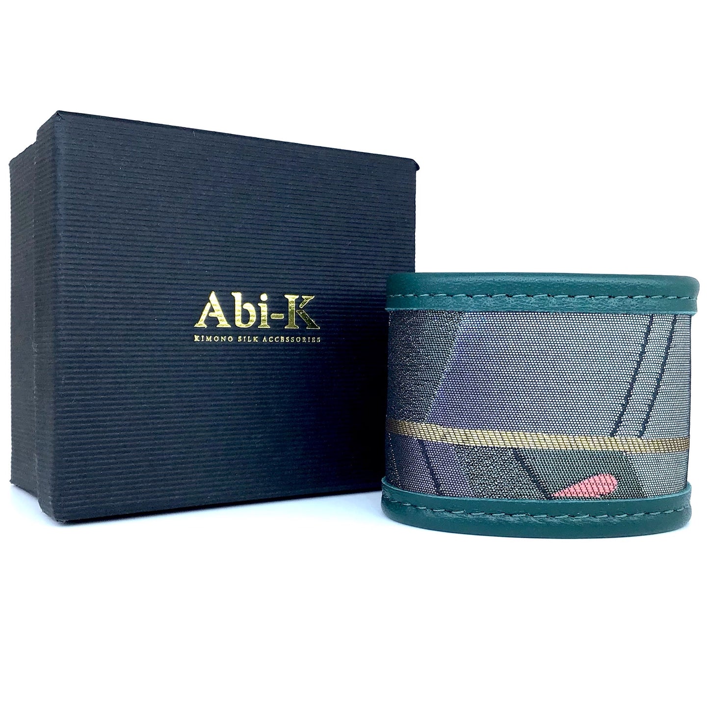 Abi-K Cuff ‘Green Teal Garden’ 2/2