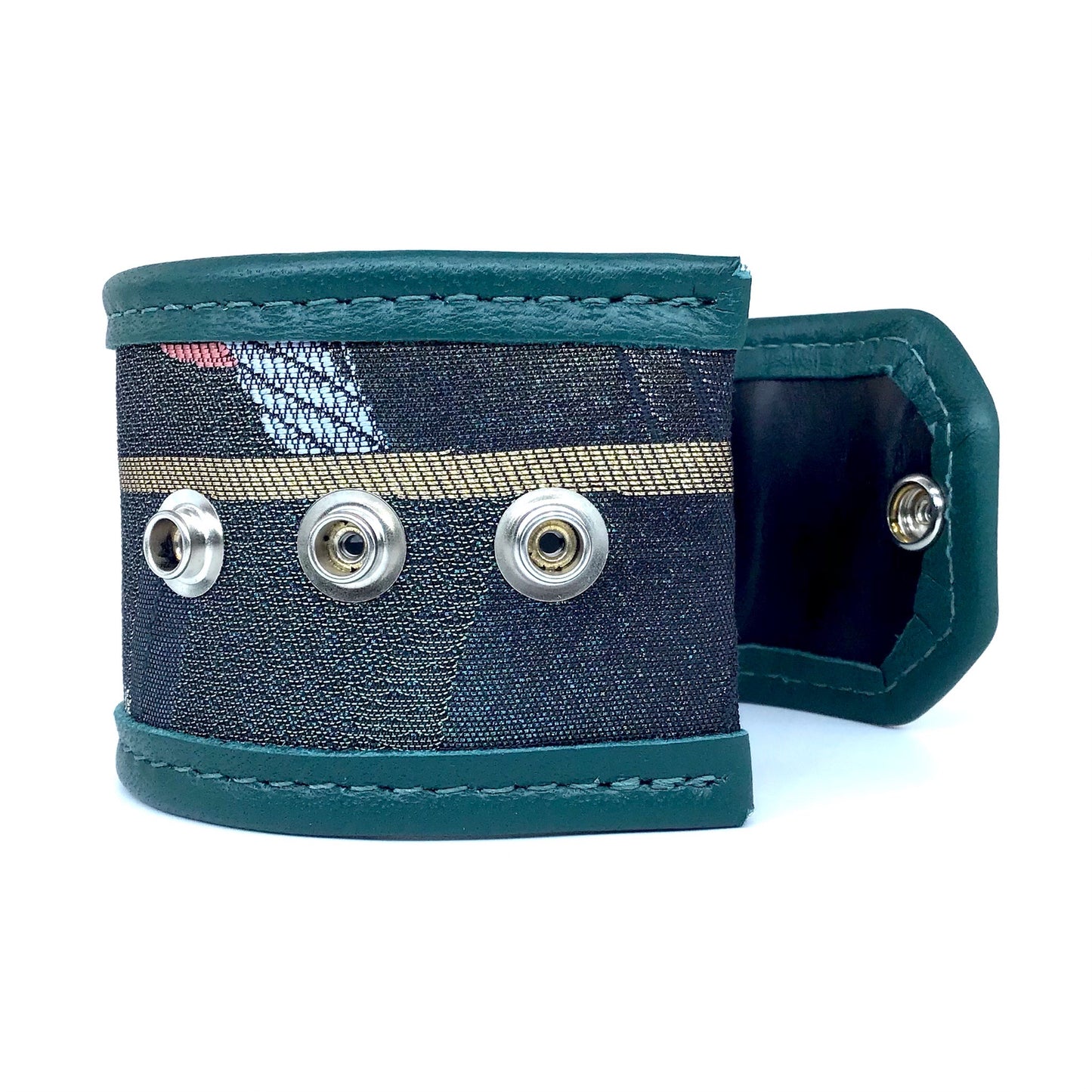 Abi-K Cuff ‘Green Teal Garden’ 2/2