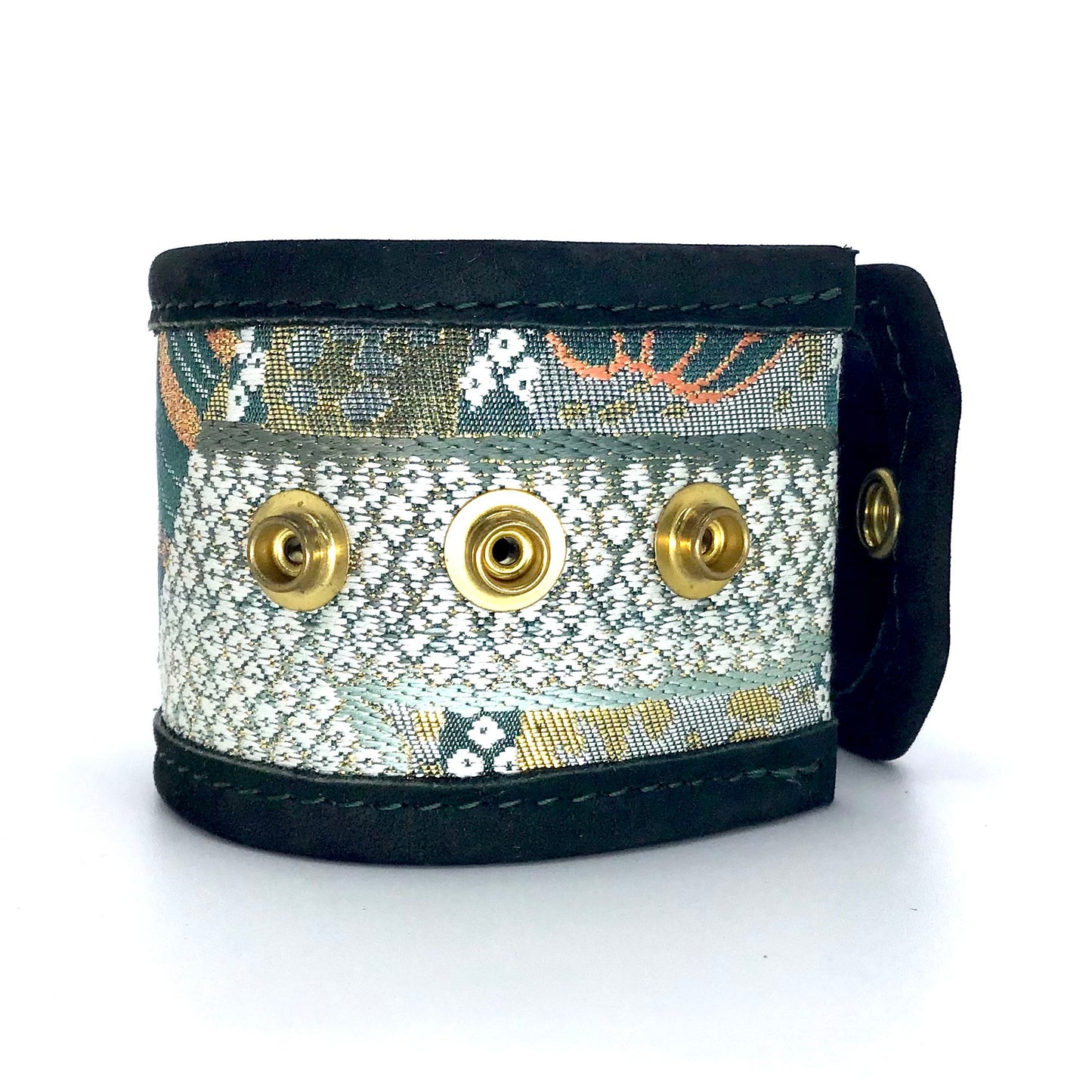 Abi-K Cuff ‘Golden Green Swirl’ 2/2