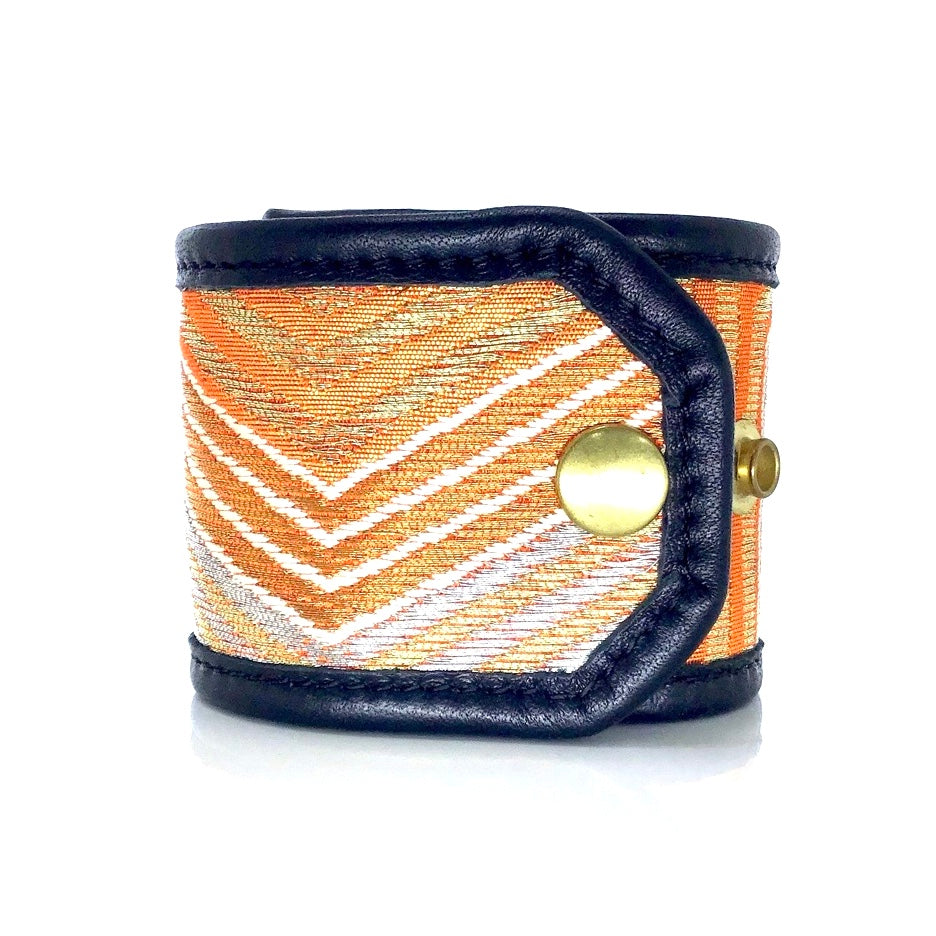 Abi-K Cuff ‘Orange Kikko Stripe’