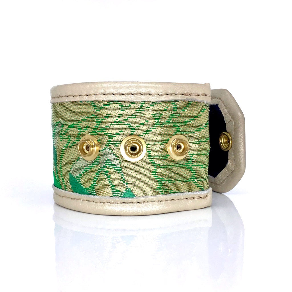 Abi-K Cuff ‘Green Kikko’ 2/2