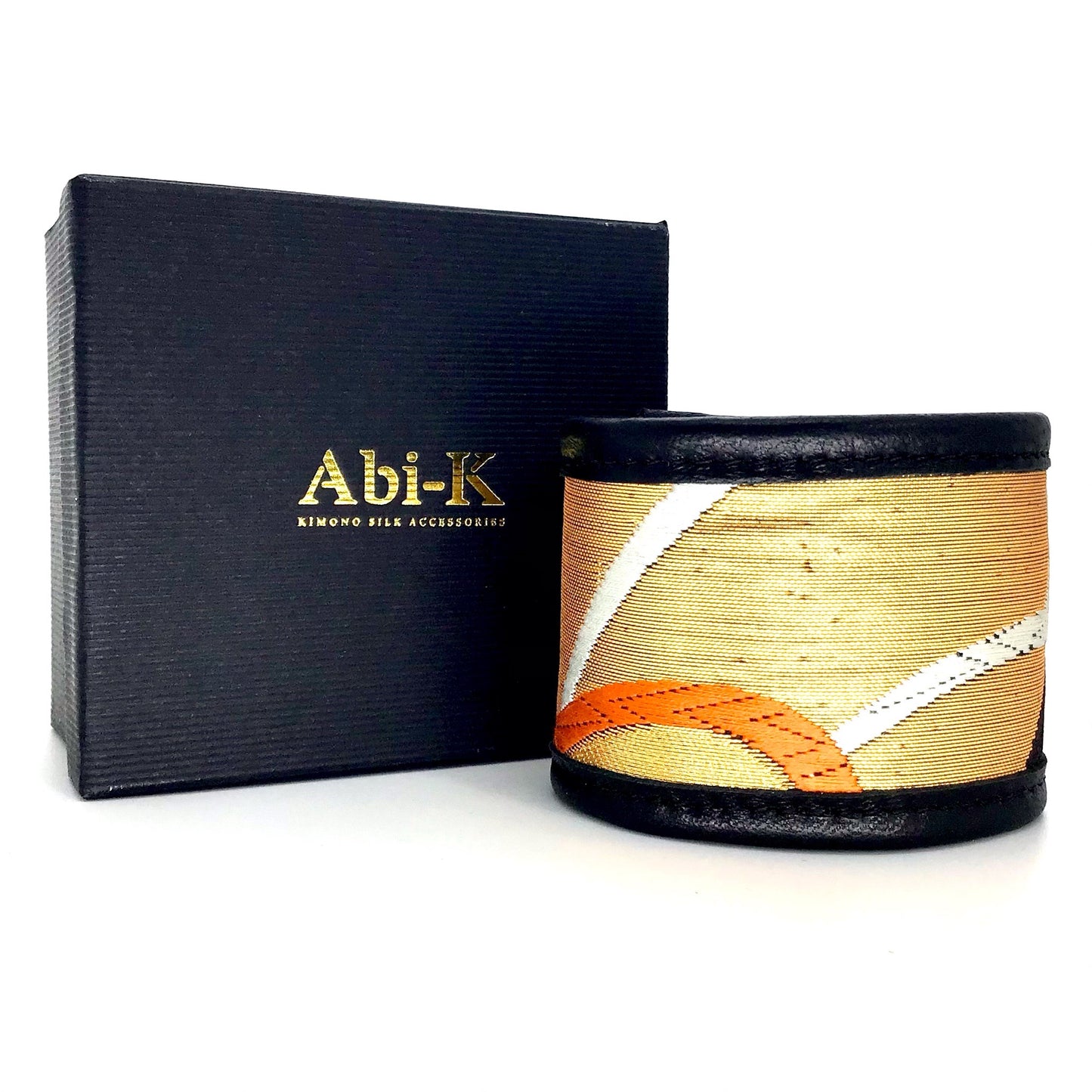 Abi-K Cuff ‘Orange Bold Floral’ 1/2