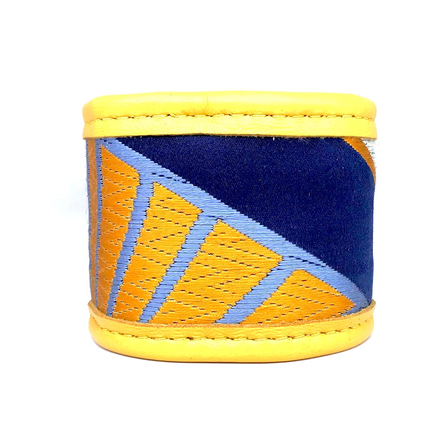 Abi-K Cuff ‘Mustard Navy Kikko’ 3/3