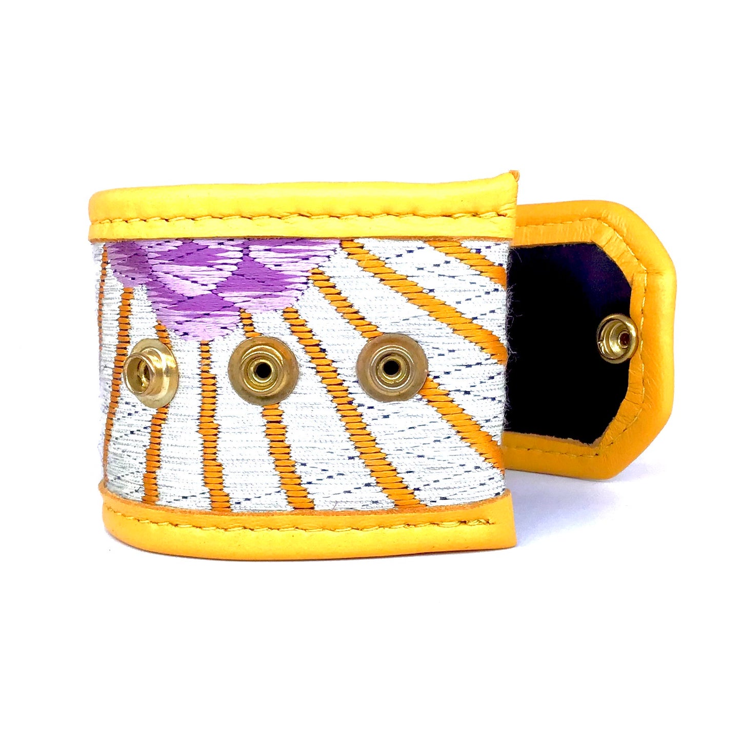 Abi-K Cuff ‘Mustard Navy Kikko’ 1/3