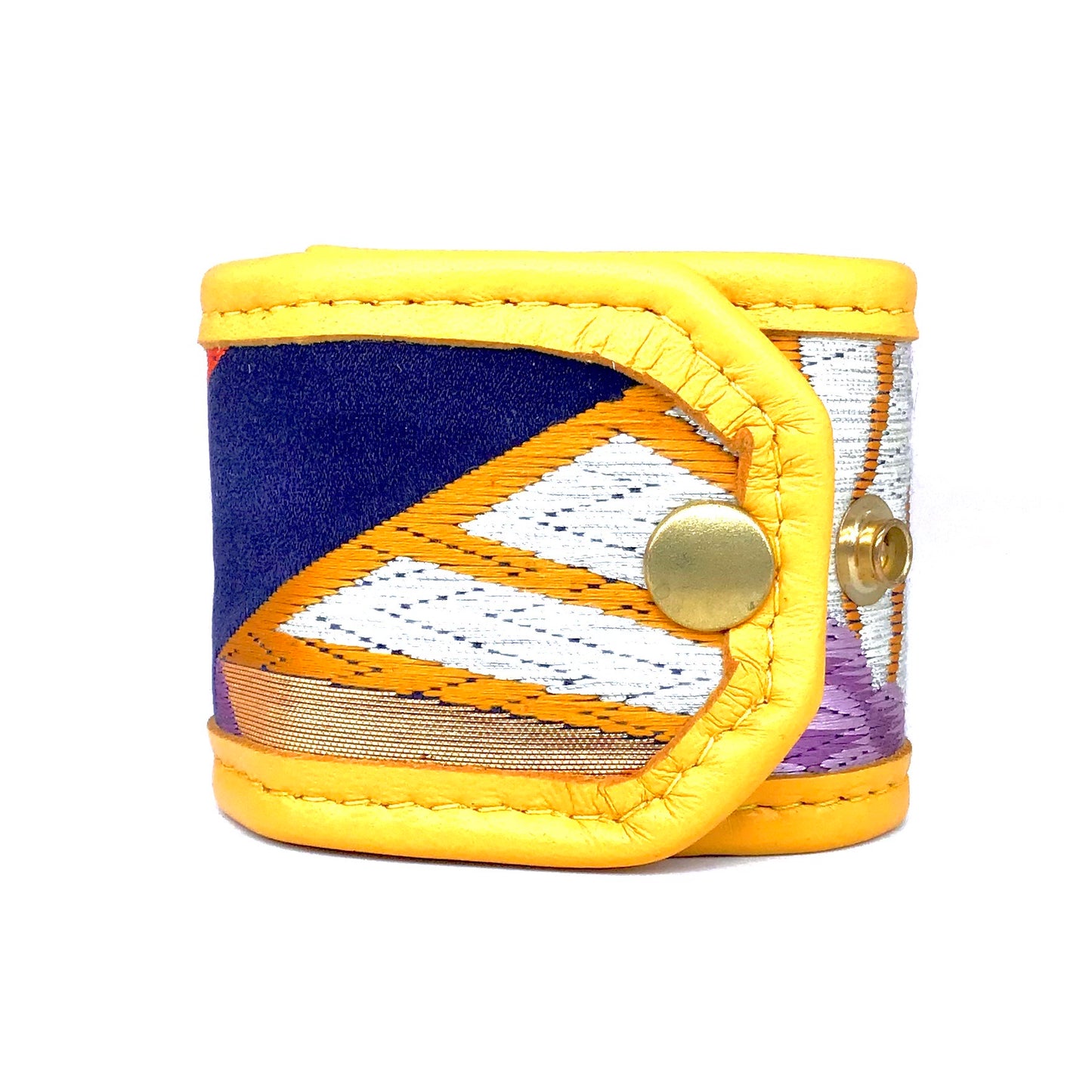 Abi-K Cuff ‘Mustard Navy Kikko’ 1/3