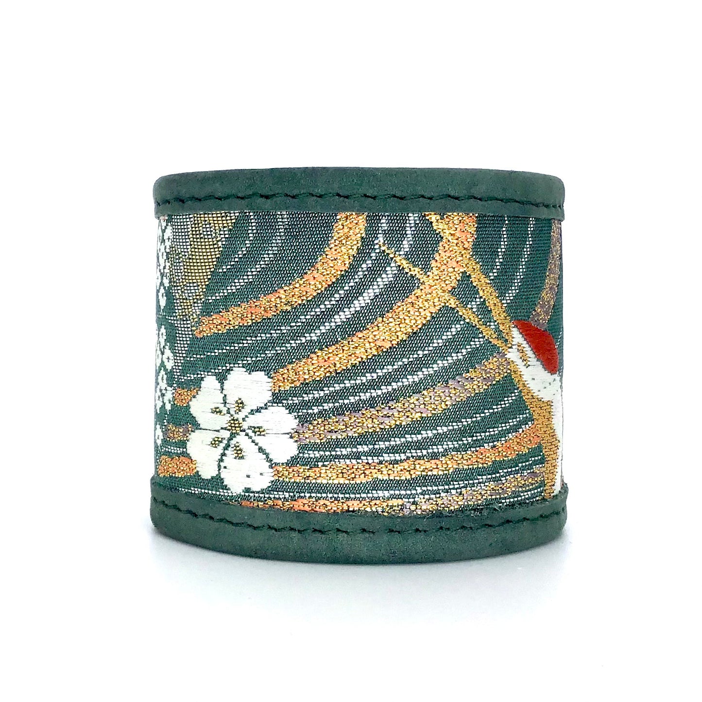 Abi-K Cuff ‘Golden Green Swirl’ 1/2