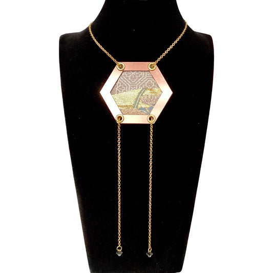 Abi-K Statement Necklace ‘Kyoto Blush’ 2/2