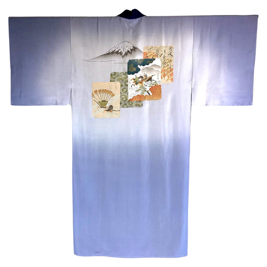 Men’s Vintage Silk Juban Japanese Horsemen