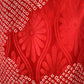 Vintage Juban Kimono Red Shibori