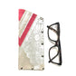 Abi-K Glasses Case ‘Raspberry Stripe’ 2/2