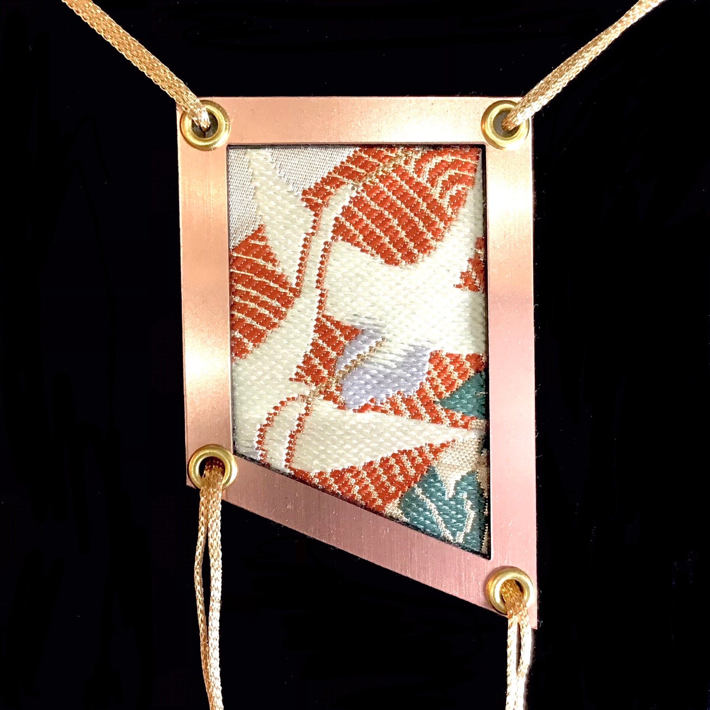 Abi-K Statement Necklace ‘Teal Coral’ 2/2