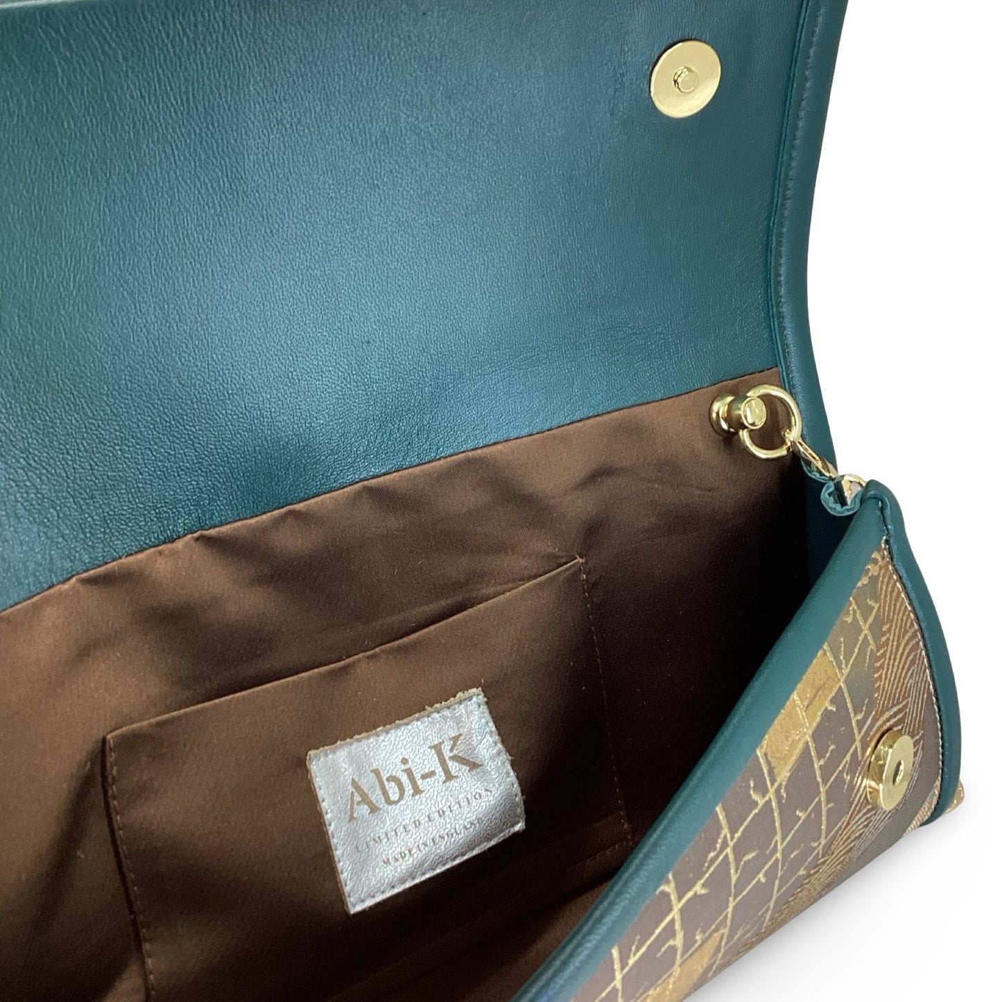 Alma Luxe ‘Mandarin Ducks’ teal