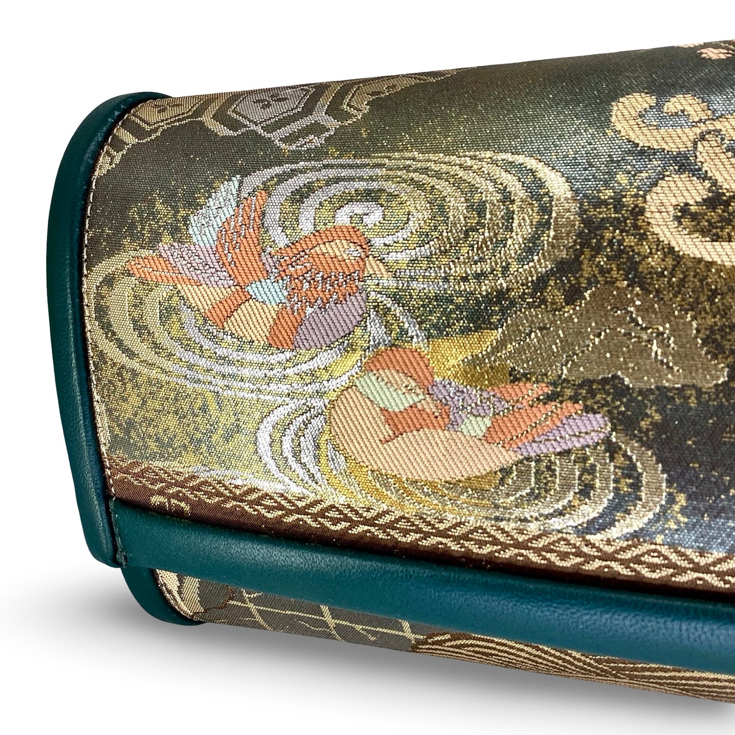 Alma Luxe ‘Mandarin Ducks’ teal