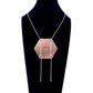Abi-K Statement Necklace ‘Pink Feathers’ 1/2