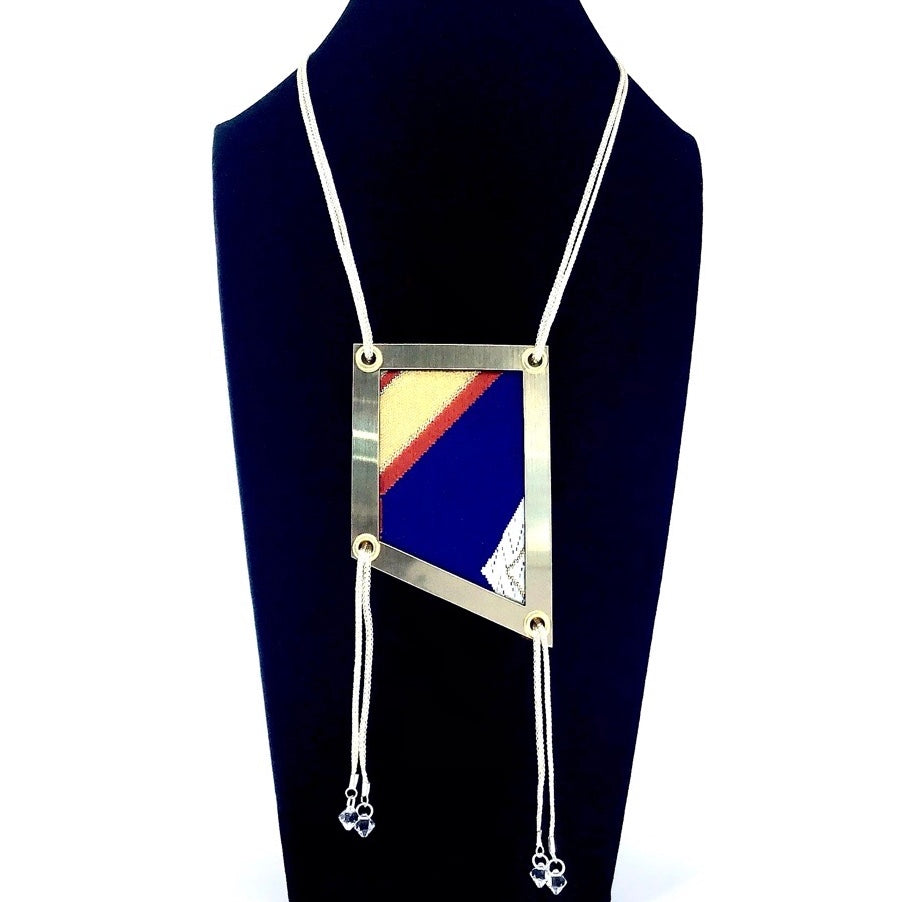 Abi-K Statement Necklace ‘Opulence Blue’ 2/3