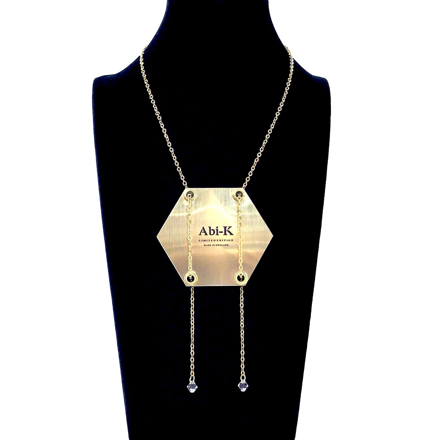 Abi-K Statement Necklace ‘Golden Fans’
