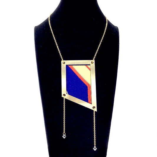 Abi-K Statement Necklace ‘Opulence Blue’ 3/3
