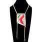 Abi-K Statement Necklace ‘Raspberry Gold’