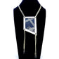 Abi-K Statement Necklace ‘Dark Blue Silver’