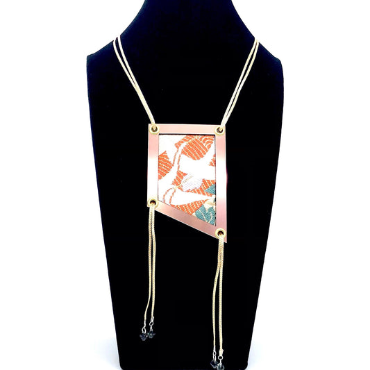Abi-K Statement Necklace ‘Teal Coral’ 2/2
