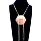 Abi-K Statement Necklace ‘Salmon Pink’ 1/2