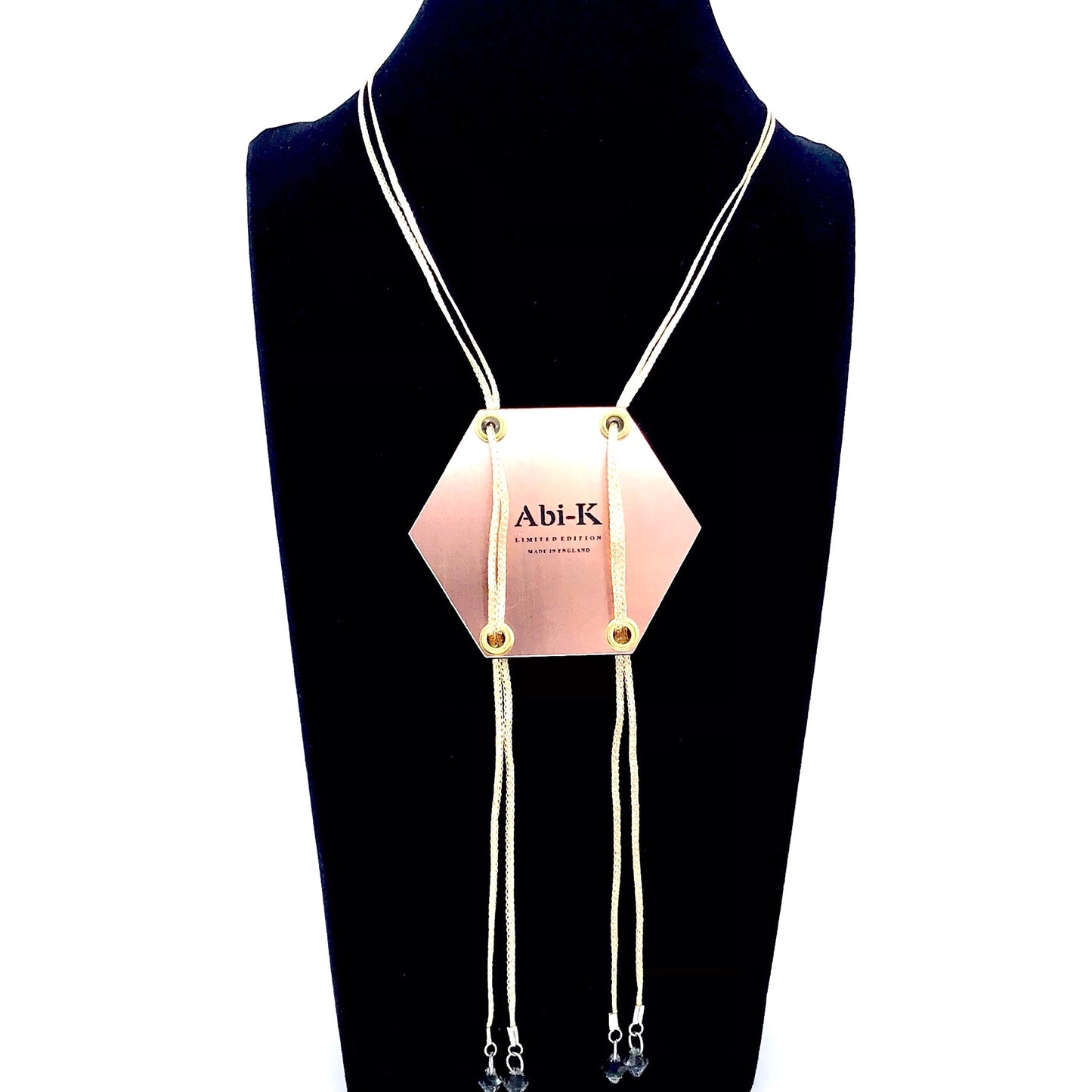 Abi-K Statement Necklace ‘Salmon Pink’ 1/2